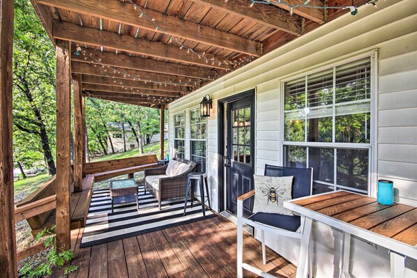 House (4 Bedrooms) | Interior - Private Fishing Dock: Grand Lake Home (Eucha)