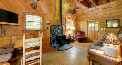 Hot Tub + Furnished Porch: Balsam Grove Cabin