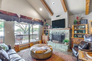 House (4 Bedrooms) | Interior - Views & Private Dock: Lakefront Eustace House! (Eustace)