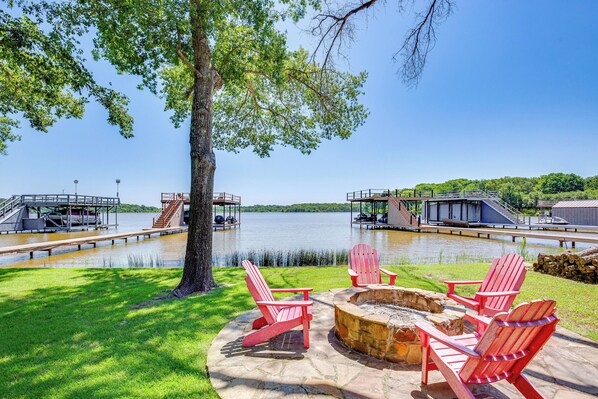 House (4 Bedrooms) | Interior - Views & Private Dock: Lakefront Eustace House! (Eustace)