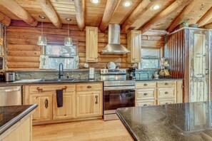 House (3 Bedrooms) | Interior - 'inn the Woods' Family Cabin w/ Hot Tub & Fire Pit (Wimberley)