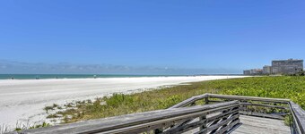 馬可島公寓，附露台：步行可至海灘通道