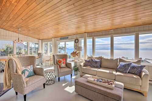 Waterfront Ferndale Home: Deck + Beach Access