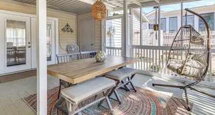 Oak Island Home w/ Fenced Yard, Walk to Long Beach