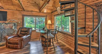 Alpine Adventures: Cozy Log Cabin w/ Deck & Views!