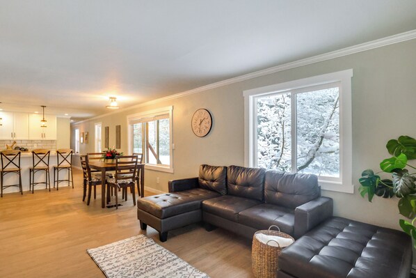 House (2 Bedrooms) | Front of property - Secluded Riverfront Cabin Rental in Easton! (Easton)