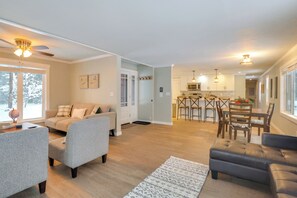 House (2 Bedrooms) | Interior - Secluded Riverfront Cabin Rental in Easton! (Easton)