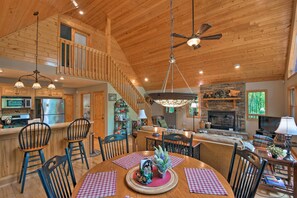 House (3 Bedrooms) | Interior - Andrews Cabin w/ Game Room & Covered Porch! (Andrews)