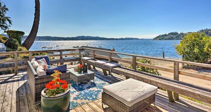 Gig Harbor House w/ Private Beach + Views!