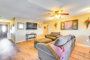 House (3 Bedrooms) | Interior - Near Ocean: Home w/ Deck & Grill in Surfside Beach (Freeport)