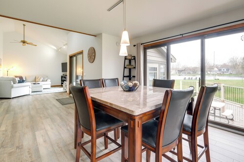 Cadillac Vacation Rental w/ Dock on Lake Mitchell!
