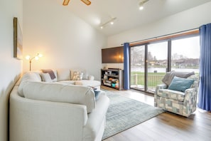 Interior - Cadillac Vacation Rental w/ Dock on Lake Mitchell! (Cadillac)