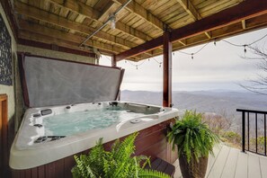 House (4 Bedrooms) | Interior - Views & Hot Tub: Sky Barn Retreat in Beech Mtn! (Banner Elk)