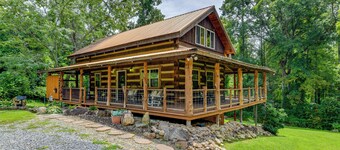 Stunning Creekside Cosby Cabin w/ Deck + Fire Pit!