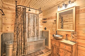 House (5 Bedrooms) | Interior - Serene Cabins w/ Decks & 8 Acres on Kiamichi River (Hodgen)
