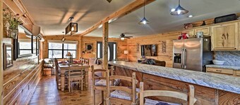 Serene Cabins w/ Decks & 8 Acres on Kiamichi River