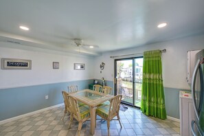 Interior - Deck w/ Canal Access: Ocean City Townhome (Ocean City)