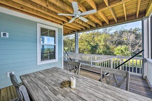 House (4 Bedrooms) | Interior - 3 Decks & Water Views: Breezy Home in Hilton Head (Hilton Head Island)