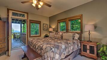 Apartemen (2 Bedrooms) | 2 kamar tidur, setrika/meja setrika, dan seprai linen