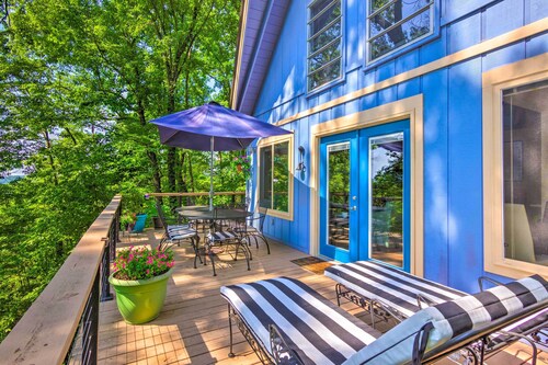 Mtn-view Gem in Lake Lure w/ Game Room & Fire Pit