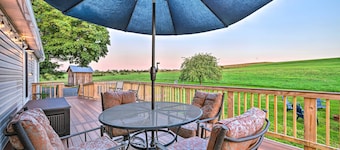 Deck & Game Room: Home in Pennsylvania Countryside