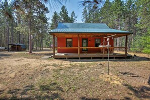Front of property - Private South Boardman Cabin on 10 Forest Acres! (South Boardman)