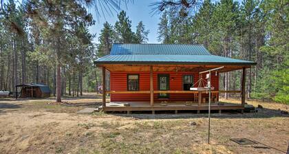 Private South Boardman Cabin on 10 Forest Acres!