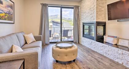Hot Tub & Balcony: Riverfront Silverthorne Condo!