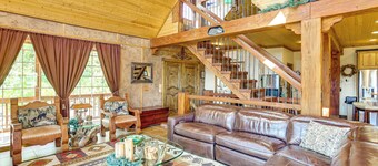Spacious Fish Haven Cabin w/ Game Room + Deck!