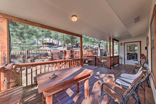 House (5 Bedrooms) | Front of property - Spacious Ruidoso Cabin < 3 Mi to Downtown! (Ruidoso)