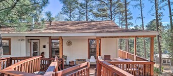 넓은 Ruidoso 캐빈 < 3 미 to 다운타운!