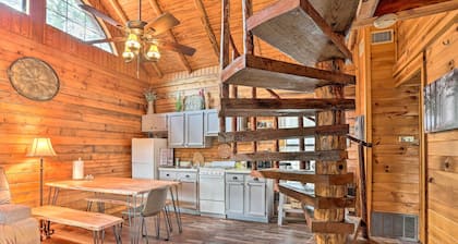Broken Bow Log Cabin w/ Fire Pit, Pond, & Deck!