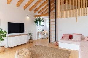 1 chambre, fer et planche Ă repasser, Wi-Fi, draps fournis