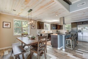 House (3 Bedrooms) | Interior - Tranquil Lakefront Cabin: Fire Pit, Grill & Patio (Tomahawk)