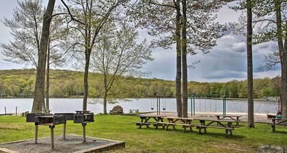 Walk to Locust Lake: Poconos Vacation Home!