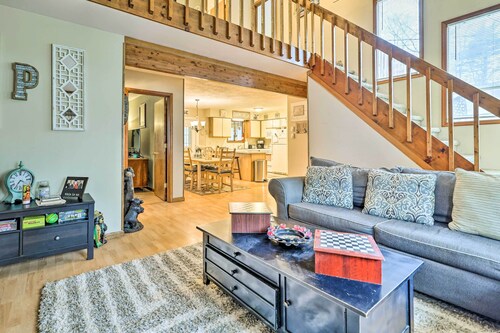 Walk to Locust Lake: Poconos Vacation Home!