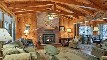 Fireplace, table tennis