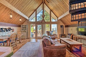 House (2 Bedrooms) | Interior - Unique Camano Cabin w/ Mountain + Water Views (Camano Island)