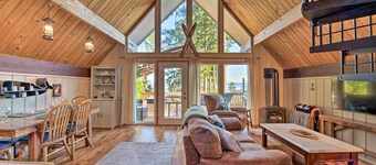Unique Camano Cabin w/ Mountain + Water Views