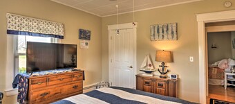 Nautical Lubec Cottage w/ Fire Pit & Grill!