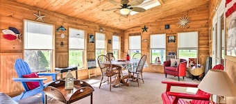 Nautical Lubec Cottage w/ Fire Pit & Grill!