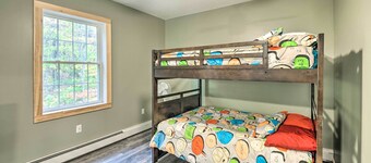 Secluded New Durham Home w/ Mtn & Lake Views!