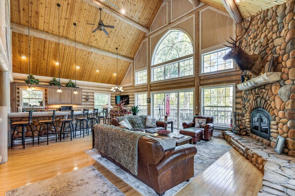 Interior - Secluded Log Cabin w/ Game Room & Forest Views (Red Feather Lakes)