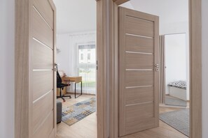 Apartamento, 2 quartos, terraço | 2 quartos, roupa de cama