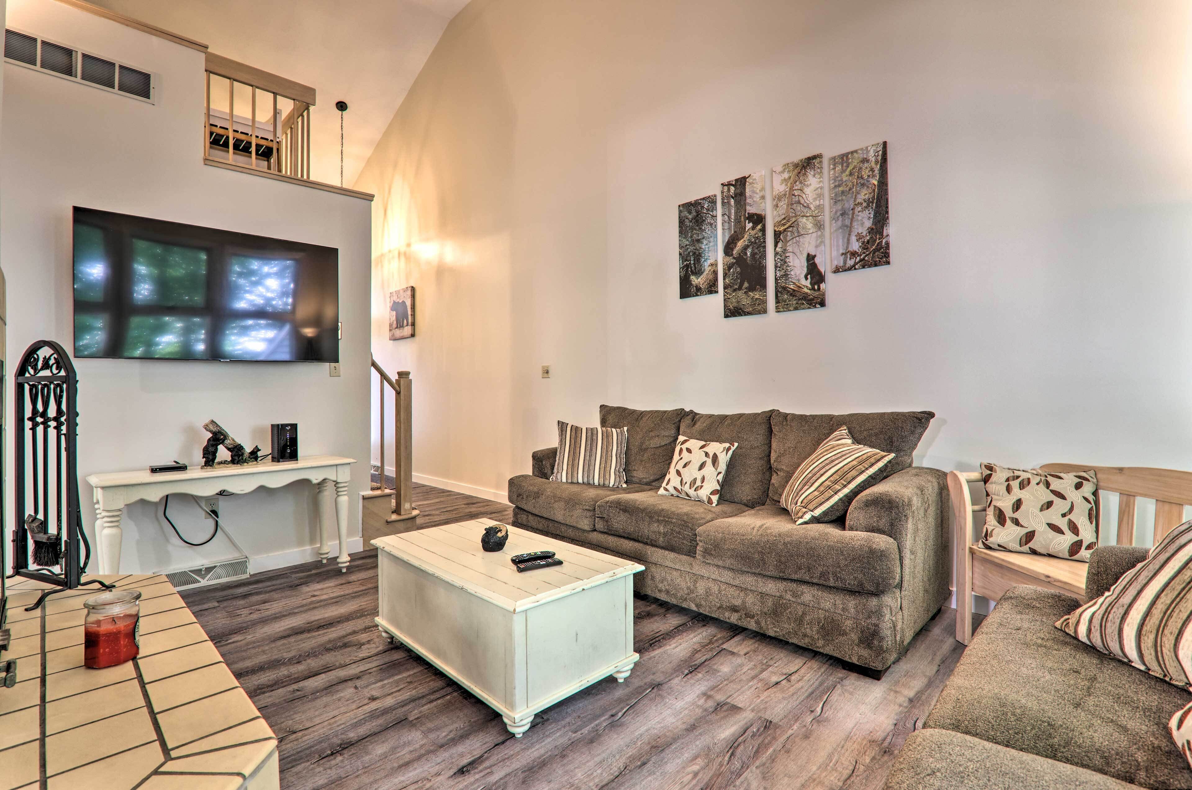 Fireplace, video-game console