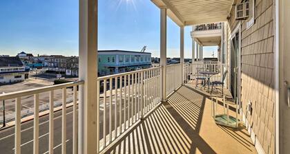 Balcony w/ Inlet View: Dtwn Ocean City Condo