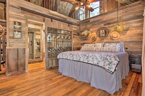 House (0 Bedroom) | Interior - 'horse Thief Inn' Cabin Retreat w/ Deck & Hot Tub! (Wimberley)