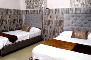 Free WiFi, bed sheets