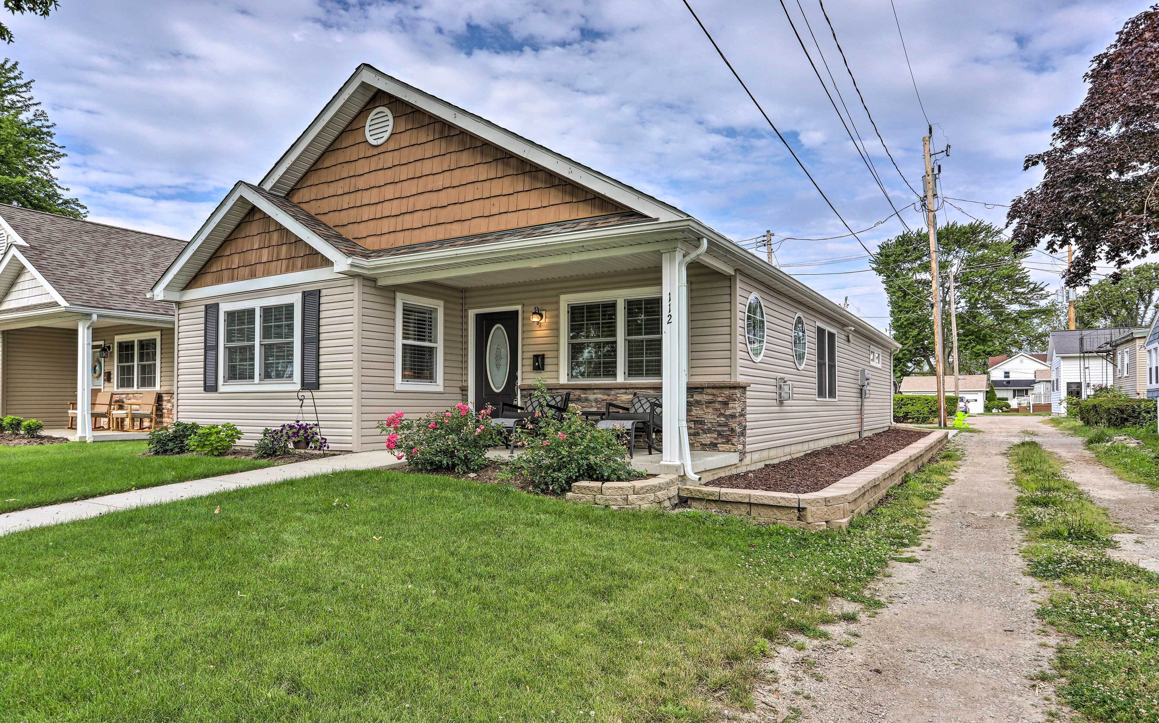 Façade de l’hébergement