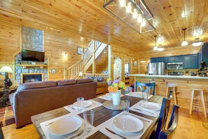Interior - Secluded Smoky Mountain Cabin w/ Theater & Hot Tub (Sevierville)